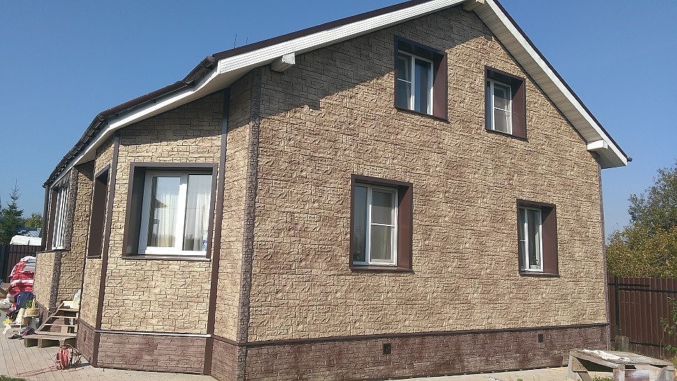 Картинки сайдинга под камень