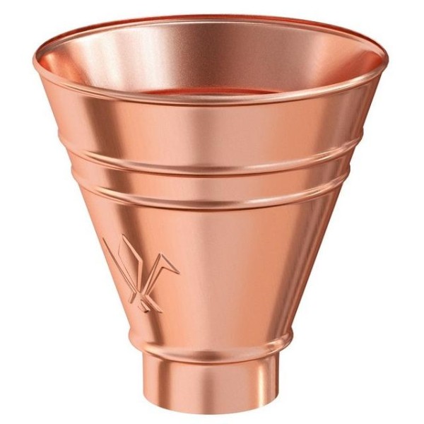 Водосток Aquasistem, система 150/100 - Воронка водосборная круглая медная купить в Симферополe