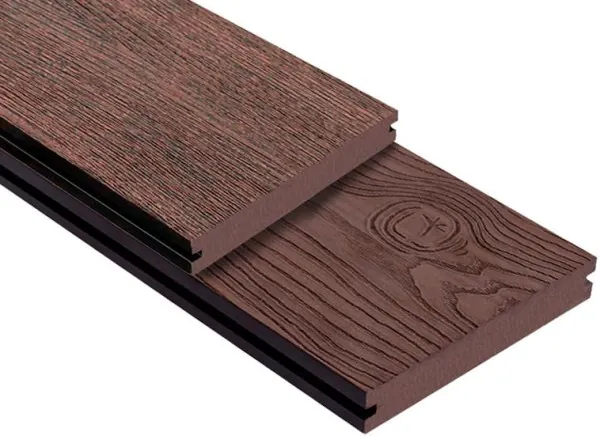 Террасная доска ДПК Outdoor 3D полнотелая STORM/OCEAN BROWN коричневая микс купить в Симферополe
