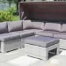 Диван-Трансформер AFINA плетеный из иск. ротанга AFM-320G Grey купить в Симферополe