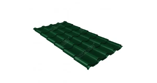 Металлочерепица камея 0,45 Drap RAL 6005 зеленый мох купить в Симферополe