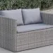 Диван-Трансформер AFINA плетеный из иск. ротанга S330G-W78 Grey купить в Симферополe