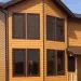 Фиброцементный сайдинг Latonit Красное дерево (RAL 8001/8008) купить в Симферополe
