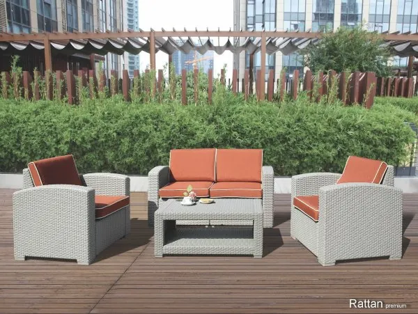 Уличные диваны и кресла коллекции Rattan Premium 4 купить в Симферополe