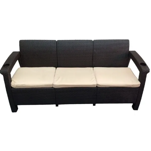 Трёхместный диван  Yalta Sofa 3 Seat венге купить в Симферополe