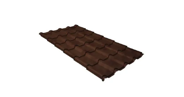 Металлочерепица камея GL 0,5 Safari Twincolor Brown купить в Симферополe