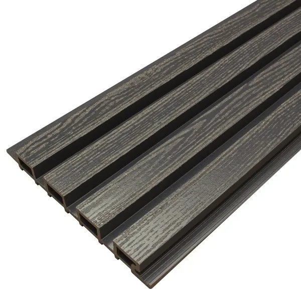 Фасадная доска из ДПК Faynag Wood Рейка Мокрый Асфальт купить в Симферополe