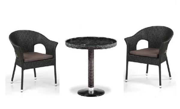 Комплект плетеной мебели AFINA из иск. ротанга T601/Y79A-W53 Brown 2Pcs купить в Симферополe