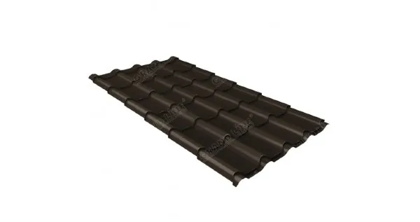 Металлочерепица камея 0,5 Satin RR 32 темно-коричневый купить в Симферополe