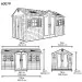 Сарай пластиковый LifeTime 15x8 DD купить в Симферополe