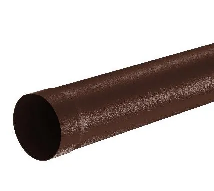 Водосток Aquasistem, Система 150/100 - Труба водосточная 1.00м RAL 8017 Коричневый matt купить в Симферополe