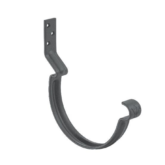 Водосток Aquasistem, Система 150/100 - Крюк крепления желоба короткий RR 23 Маренго matt купить в Симферополe