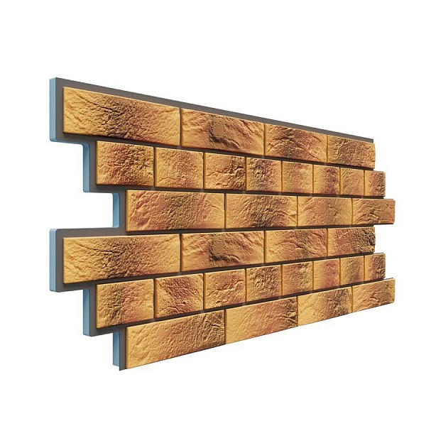 Фасадная термопанель Доломит Венецианский кирпич 20 мм Нарва купить в Симферополe