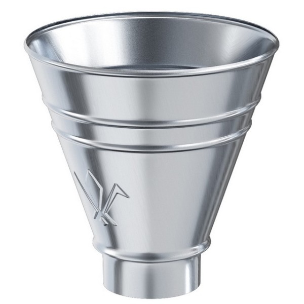 Водосток Aquasistem, Система 125x90 - Воронка водосборная круглая оцинковка купить в Симферополe