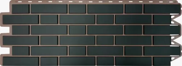 Фасадная панель Альта-Профиль, Кирпич Клинкерный, Графит купить в Симферополe