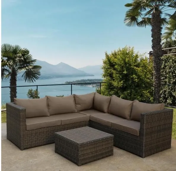 Комплект мебели AFINA плетеной из иск. ротанга YR825A Brown/Beige купить в Симферополe