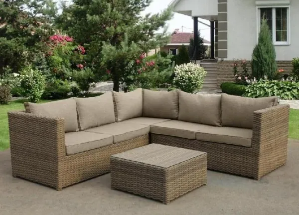 Комплект мебели AFINA плетеной из иск. ротанга YR825B Beige купить в Симферополe
