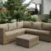 Комплект мебели AFINA плетеной из иск. ротанга YR825B Beige купить в Симферополe