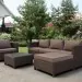 Комплект мебели AFINA плетеной из иск. ротанга YR821A Brown/Beige купить в Симферополe