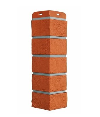 Угол Grand Line состаренный кирпич премиум Терракотовый (коралловый)
