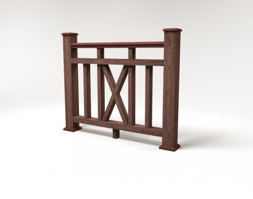 Ограждение из ДПК FG6 шоколад купить в Симферополe