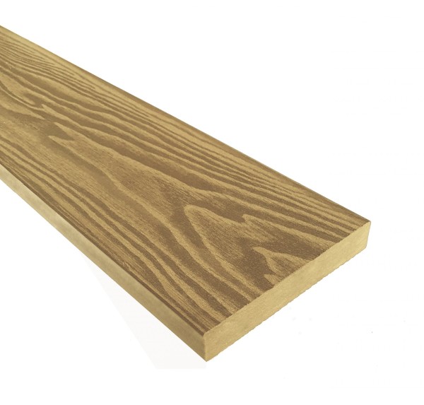 Террасная доска из ДПК Terrapol Смарт 3D Полнотелая без паза Дуб Севилья купить в Симферополe