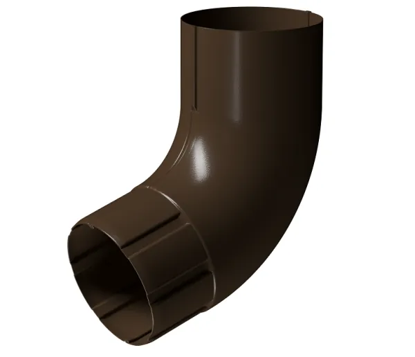 Колено 72° D90 Döcke STAL PREMIUM Каштан, (RAL 8017) купить в Симферополe