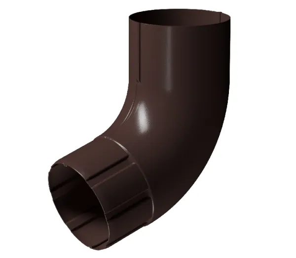 Колено 72° D90 Döcke STAL PREMIUM Шоколад, (RAL 8019) купить в Симферополe