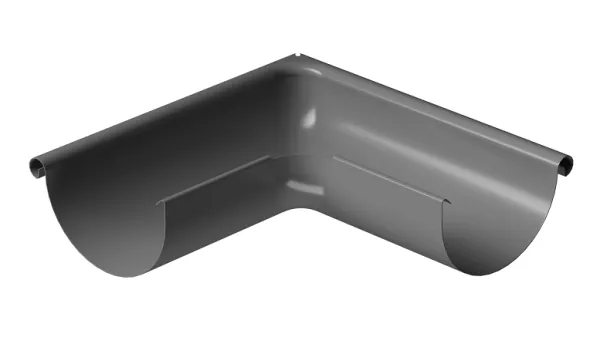 Угол внешний 90° D125 Döcke STAL PREMIUM Графит, (RAL 7024) купить в Симферополe