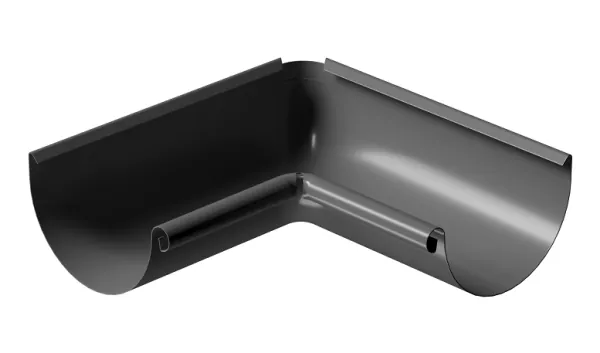 Угол внутренний 90° D125 Döcke STAL PREMIUM Графит, (RAL 7024) купить в Симферополe