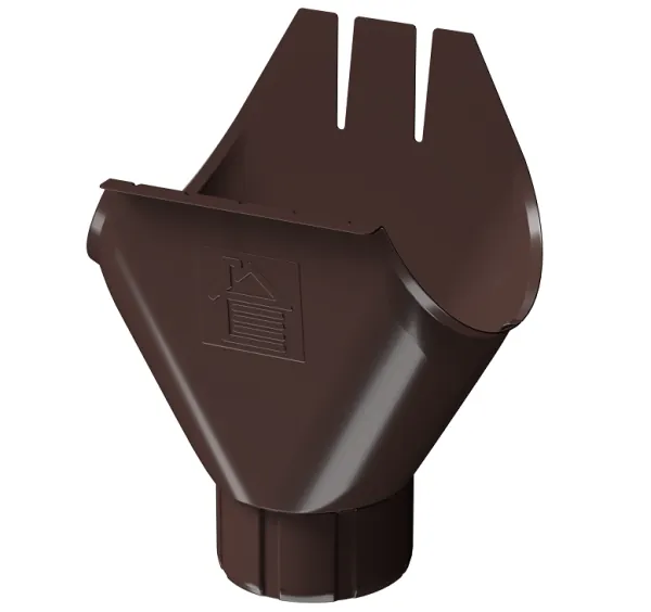 Воронка желоба D125 Döcke STAL PREMIUM Шоколад, (RAL 8019) купить в Симферополe