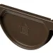 Заглушка желоба D125 Döcke STAL PREMIUM Каштан, (RAL 8017) купить в Симферополe