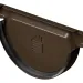 Заглушка желоба D125 Döcke STAL PREMIUM Каштан, (RAL 8017) купить в Симферополe
