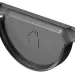 Заглушка желоба D125 Döcke STAL PREMIUM Графит, (RAL 7024) купить в Симферополe