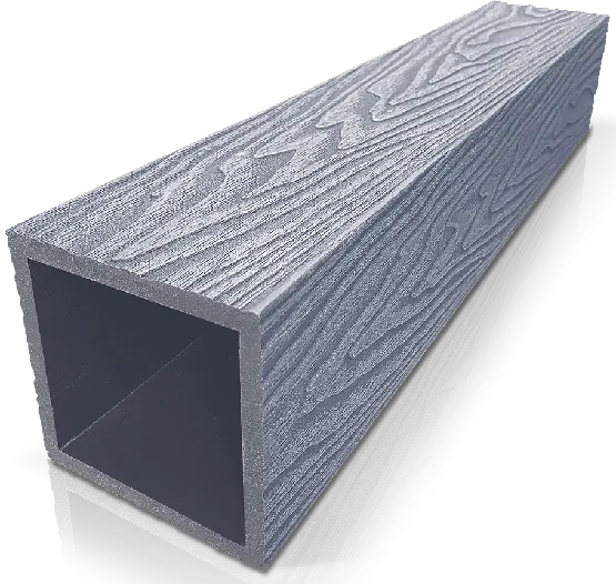 Столб ДПК 3D GardenParkett фактура дерева Серый купить в Симферополe