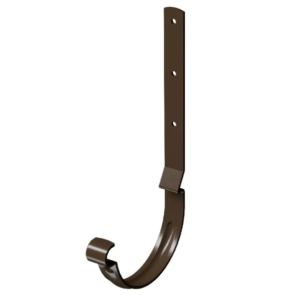 Карнизный крюк длинный D125 Döcke STAL PREMIUM Каштан, (RAL 8017) купить в Симферополe