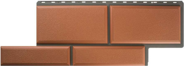 Фасадная панель камень Флорентийский терракотовый купить в Симферополe