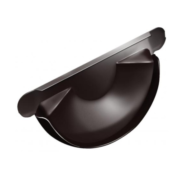 Водосток Grand Line 150x100 – Заглушка желоба RAL 8017 купить в Симферополe