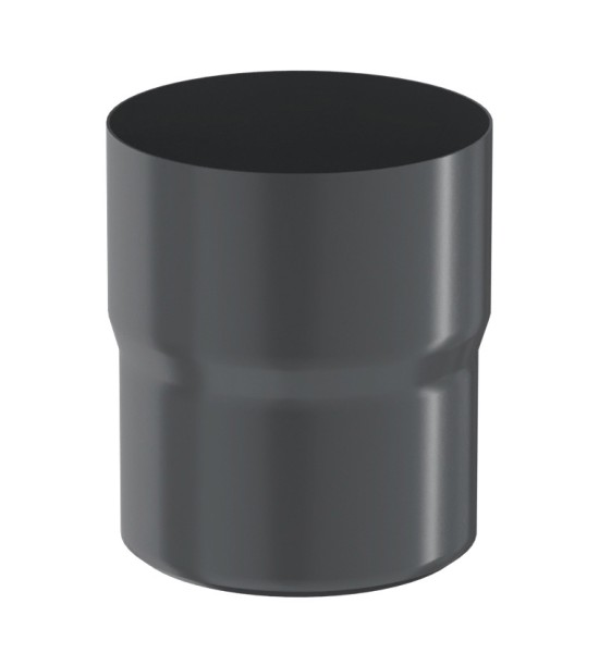 Водосток Aquasistem, система 125x90 - Соединитель трубы RAL 7024 Тёмно-серый купить в Симферополe