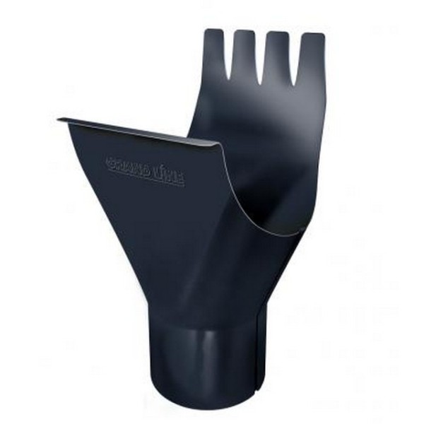 Водосток Grand Line 125x90 – Воронка желоба RAL 7024 купить в Симферополe