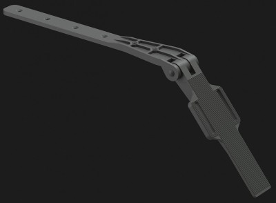 Крепление регулируемое Docke Premium ПВХ - Графит