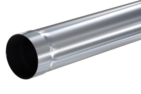 Водосток Aquasistem, Система 125x90 - Соединительная труба 1 метр оцинковка купить в Симферополe