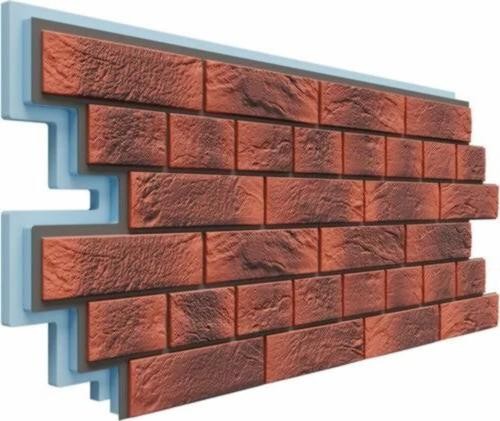 Термосайдинг Доломит Венецианский Кирпич 40 мм Корса купить в Симферополe