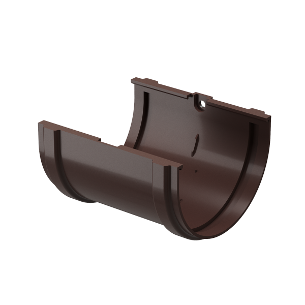 Соединитель желоба Docke Premium ПВХ - Шоколад купить в Симферополe