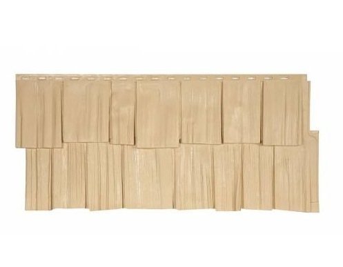 Фасадная панель T-Сайдинг-Щепа дуб ЭКО-1 Желтый купить в Симферополe