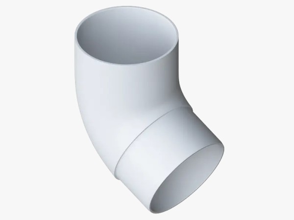 Водосток Альта-Профиль ПВХ – Колено 67 (белый) купить в Симферополe