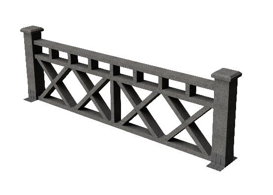 Ограждения декоративное ДПК GRINDERDECO Бэйли серый базальт купить в Симферополe