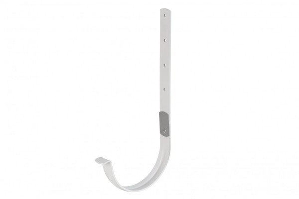 Водосток Альта-Профиль ПВХ – Кронштейн желоба металл (белый) купить в Симферополe