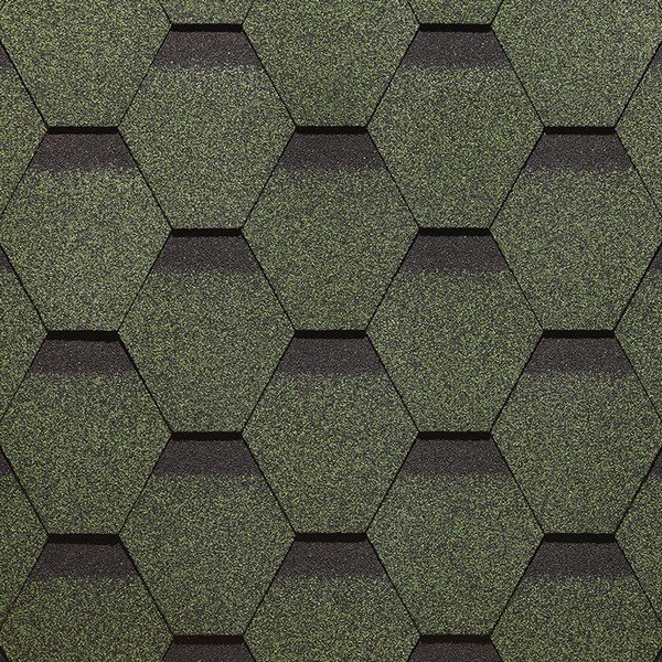 Гибкая черепица Docke, коллекция Сота – Зеленый купить в Симферополe