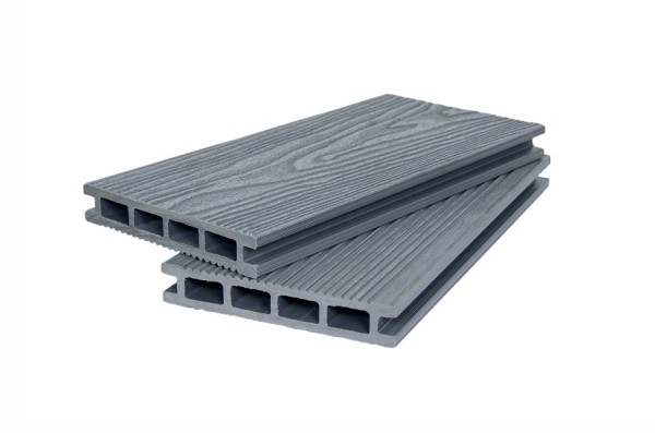 Террасная доска ДПК POLIVAN GROUP 3D+вельвет пустотелая двухсторонняя DENPASAR серый купить в Симферополe